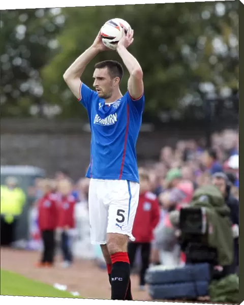 Rangers Lee Wallace in Action: Securing Victory against Ayr United (SPFL League 1, Somerset Park)