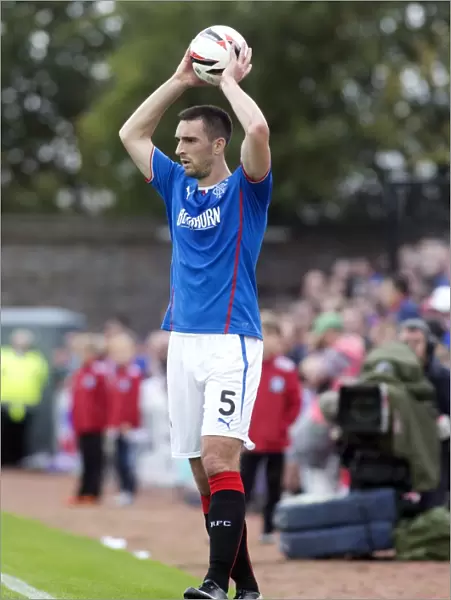 Rangers Lee Wallace in Action: Securing Victory against Ayr United (SPFL League 1, Somerset Park)
