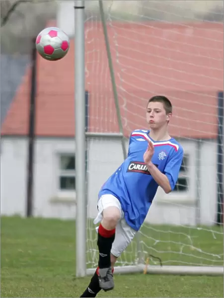 Rangers Football Club: Kids in Action at Soccer Camp, Inverclyde Sports Centre, Largs