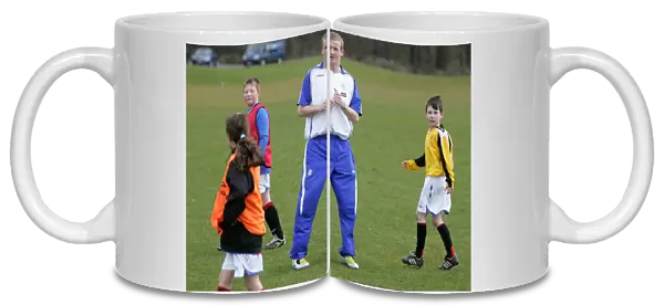Empowering the Future: Rangers Soccer Camp at Inverclyde Sports Centre, Largs - Stephen Forbes and Young Players