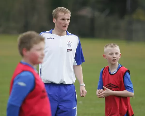 Empowering the Next Generation: Stephen Forbes and Rangers Football Club at Soccer Camp, Inverclyde Sports Centre, Largs