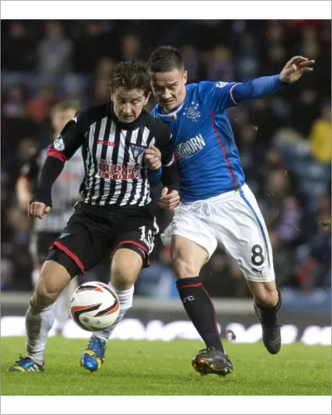 Intense Rivalry: Rangers vs Dunfermline Athletic - Battle for SPFL League 1 Supremacy at Ibrox Stadium