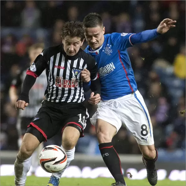 Intense Rivalry: Rangers vs Dunfermline Athletic - Battle for SPFL League 1 Supremacy at Ibrox Stadium