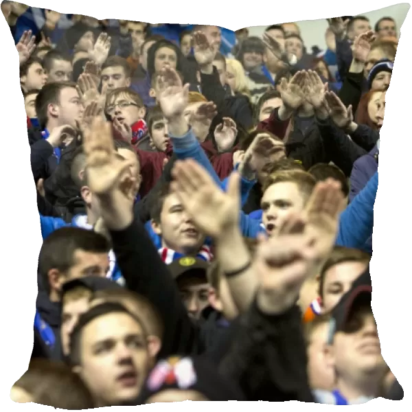 Rangers Fans United: A Sea of Scarves in Honor of Fernando Ricksen at Ibrox Stadium