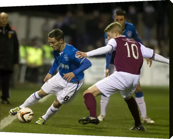 Clash at Gayfield Park: Ian Black vs Alan Cook - Scottish League One Rivalry