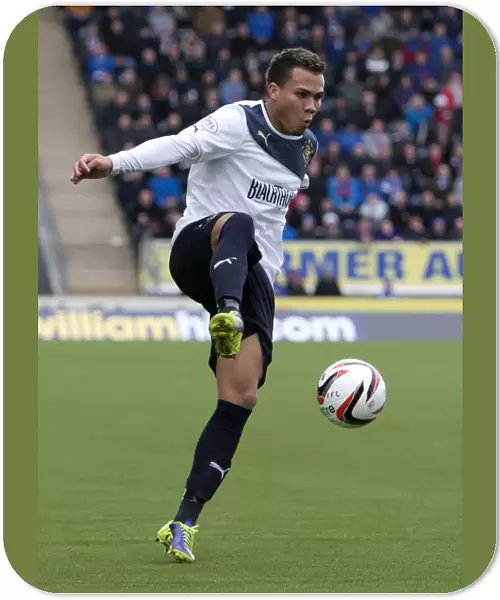 Rangers Arnold Peralta in Action: Scottish Cup Glory at Falkirk Stadium (2003 Winners)