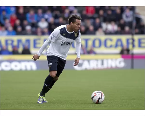 Rangers Glory: Arnold Peralta in Action during the 2003 Scottish Cup Fourth Round at Falkirk Stadium