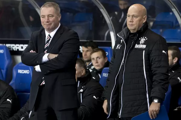 Ally McCoist and Rangers Squad Take on Forfar Athletic in Scottish League One