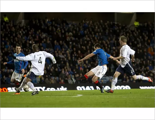 Rangers Lee Wallace Scores the Thrilling Third Goal: Scottish Cup Victory at Ibrox Stadium (2003)