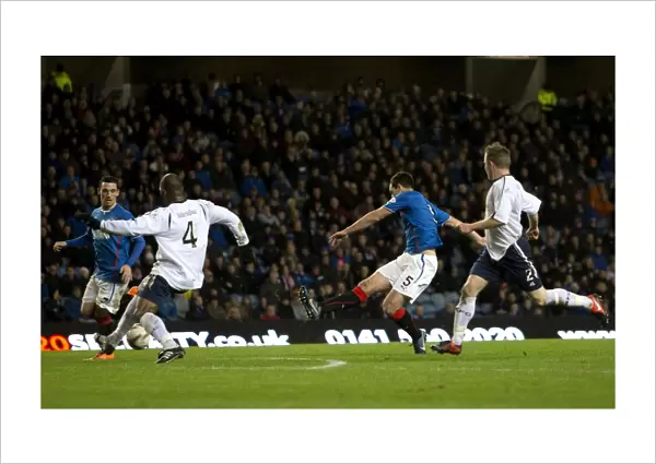 Rangers Lee Wallace Scores the Thrilling Third Goal: Scottish Cup Victory at Ibrox Stadium (2003)