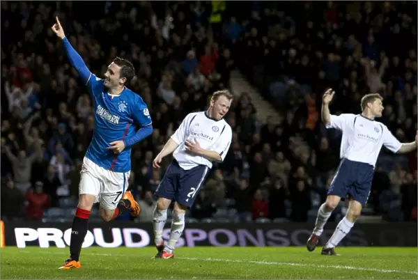Rangers Nicky Clark's Hat-trick Glory: Scottish League One - Rangers vs Forfar Athletic at Ibrox Stadium