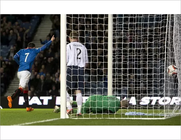 Rangers Football Club: Nicky Clark's Historic Four-Goal Haul in Scottish League One at Ibrox Stadium vs Forfar Athletic (Scottish Cup Winning Moment)