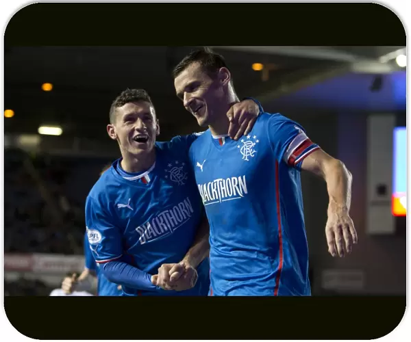 Rangers McCulloch and Aird: A Celebration of Goal and Victory at Ibrox Stadium (Scottish League One: Rangers vs Forfar Athletic)