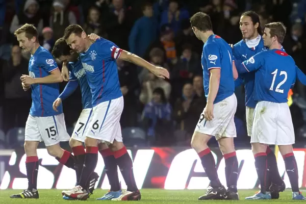 Rangers Football Club: Bilel Mohsni's Euphoric Scottish Cup-Winning Goal Celebration at Ibrox Stadium