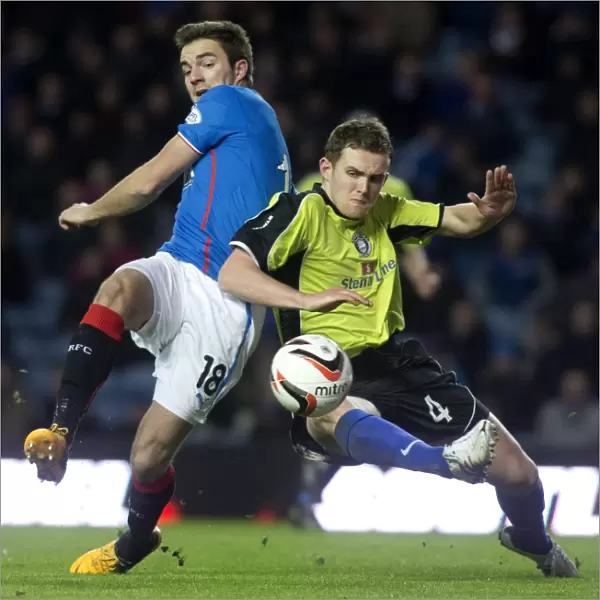Clash of the Legends: Rangers vs Stranraer - A Duel of Football Icons: Andy Little vs Scott Rumsby at Ibrox Stadium (Scottish Cup)