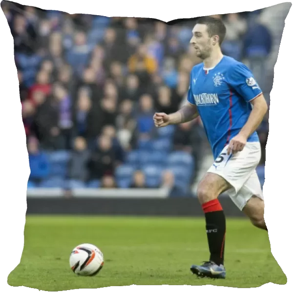 Rangers Lee Wallace in Action at Ibrox Stadium: Scottish Cup Victory over Stranraer (2003)