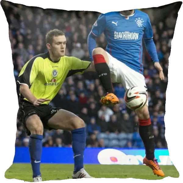 Clash at Ibrox: Rangers vs Stranraer - A Battle Between Nicky Clark and Scott Rumsby