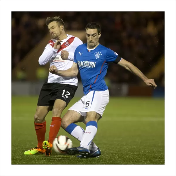 Rangers Lee Wallace vs. Young Airdrieonians Star Keighan Parker in Scottish League One Clash
