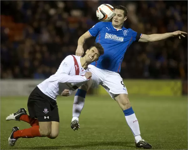 Rangers Jon Daly vs Airdrieonians Gregor Buchanan: Heated Clash in Scottish League One Match