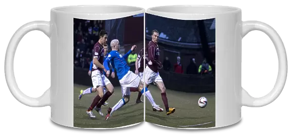 Rangers Nicky Law Scores the Opening Goal: Scottish Cup Victory at Stenhousemuir (2003)