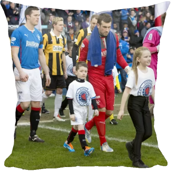 Rangers Football Club: Jon Daly and Cammy Bell Celebrate Scottish Cup Victory with Mascots (2003)
