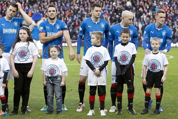 Rangers Football Club: Scottish League One - 2003 Scottish Cup Victory: Rangers vs East Fife at Ibrox Stadium - Celebrating with Players and Mascots