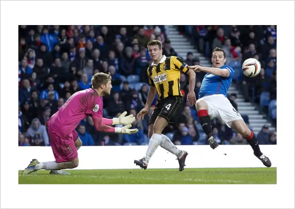 Dramatic Save by Greg Paterson: Rangers vs East Fife at Ibrox Stadium - Scottish League One