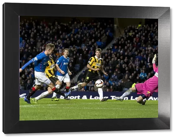 Rangers Dean Shiels Scores Brace: Scottish Cup Victory over East Fife at Ibrox Stadium (2003)