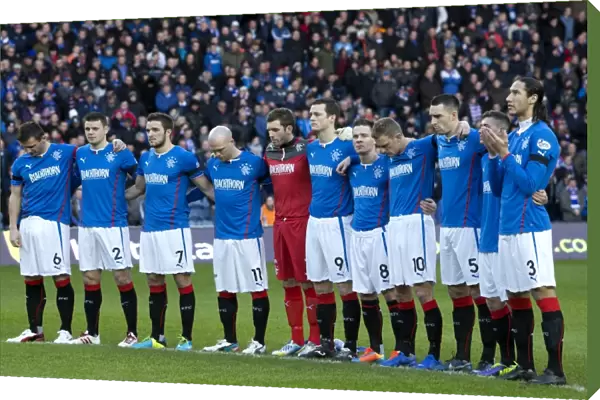 Rangers Football Club: A Moment of Silence for Ian Redford at Ibrox Stadium