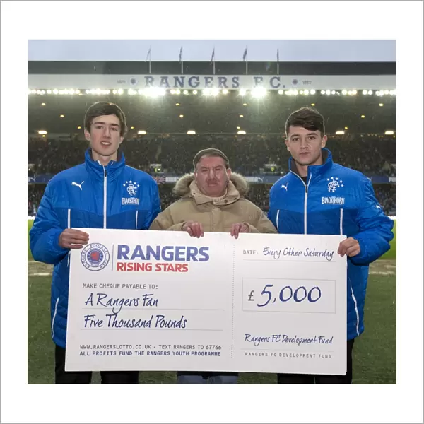 Rising Stars of Ibrox: Hardie and Halkett at Half Time during Rangers vs Brechin City, Scottish League One