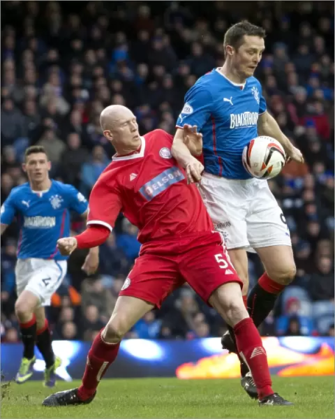 Intense Rivalry: The Epic Battle Between Jon Daly and Gerry McLauchlan for the Scottish Cup Ball at Ibrox Stadium (2003)