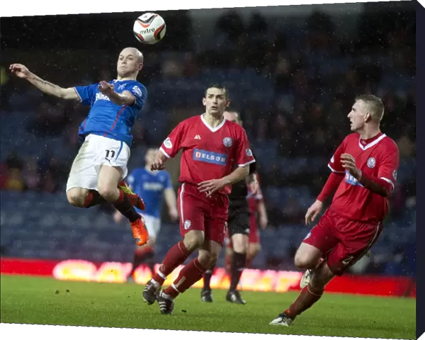 Rangers Nicky Law Claims Victory: Scottish League One - Rangers vs Brechin City (Scottish Cup Champions 2003)