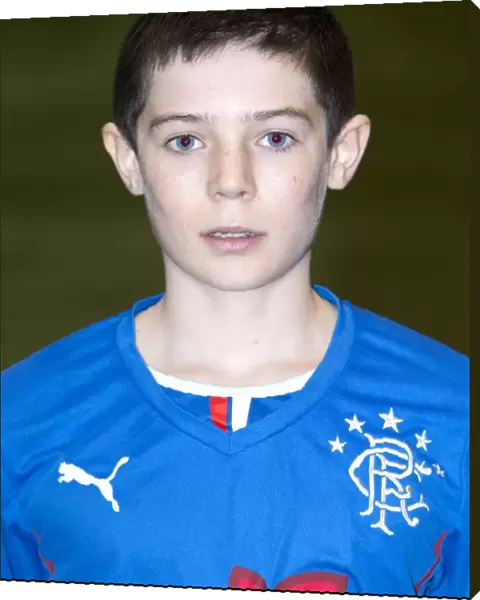 Rangers U13 Soccer Champions: Ruaridh McIntyre Lifts the Scottish Cup at Murray Park