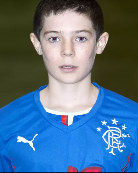 Rangers U13 Soccer Champions: Ruaridh McIntyre Lifts the Scottish Cup at Murray Park