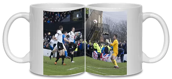 Rangers Jon Daly Scores the Second Goal: Ayr United vs Rangers, Scottish League One, Scottish Cup Triumph (2003)