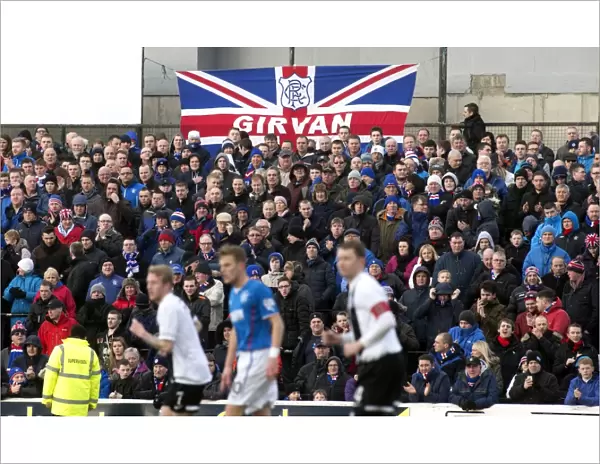 Triumphant Rangers Fans: Celebrating Scottish Cup Victory (2003)