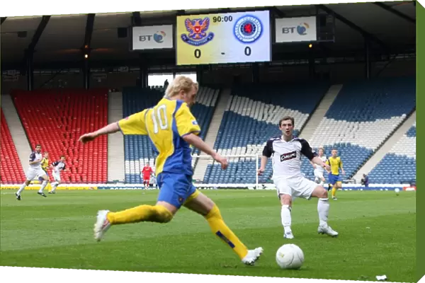 Thrilling Scottish Cup Semi-Final Showdown: Rangers vs St. Johnstone (2007 / 2008) - A Penalty Shootout Battle: 1-1, Rangers Hampden Triumph (4-3)