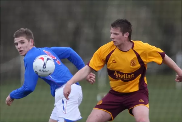 Kyle Hutton: Rangers U19s Captain Leads Team to League Victory vs Motherwell (07-08)
