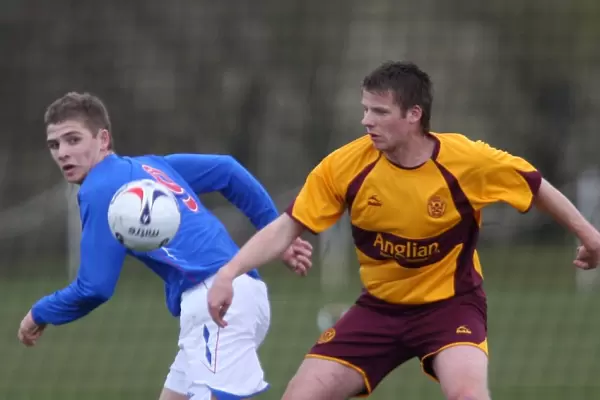 Kyle Hutton: Rangers U19s Captain Leads Team to League Victory vs Motherwell (07-08)