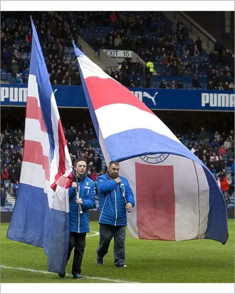 Tribute to Glory: Rangers Football Club's 2003 Scottish Cup Champions Flag Bearers