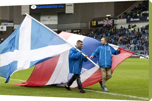 Tribute to Glory: Rangers Football Club's 2003 Scottish Cup Champion Flag Bearers