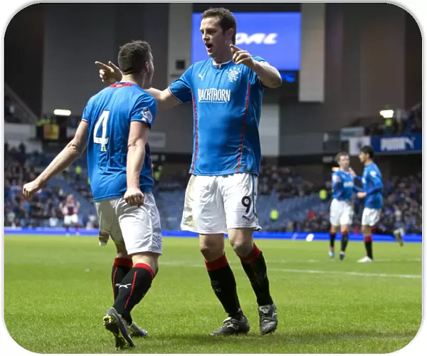 Rangers FC: Jon Daly and Fraser Aird Celebrate Euphoric Goal at Ibrox Stadium