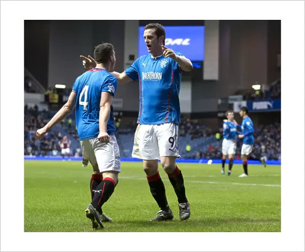 Rangers FC: Jon Daly and Fraser Aird Celebrate Euphoric Goal at Ibrox Stadium