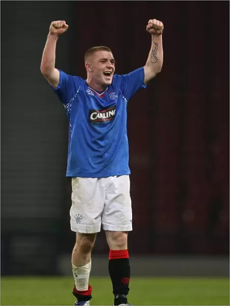 John Fleck's Euphoric Moment: The Thrilling Third Goal in Rangers 2008 SFA Youth Cup Final Against Celtic