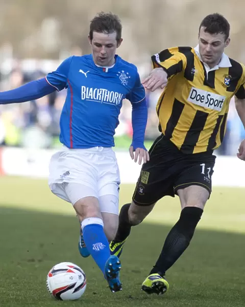 Rangers David Templeton vs. East Fife's Kevin Smith: Intense Clash in Scottish League One Match