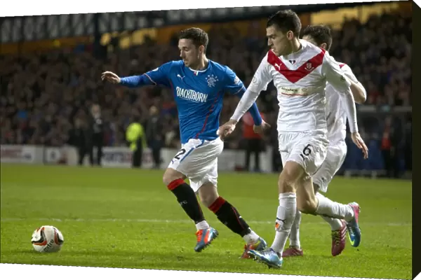 Rangers Nicky Clark Outwits Milojevic: A Thrilling Escape at Ibrox Stadium (Scottish League One)