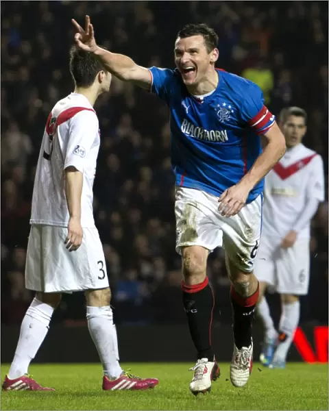 Rangers Lee McCulloch's Hat-trick Heroics: Scottish League One Win Against Airdrieonians at Ibrox Stadium (Scottish Cup Triumph)