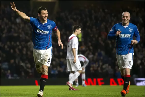 Rangers Lee McCulloch Hat-trick: Scottish League One - Rangers vs Airdrieonians at Ibrox Stadium (Scottish Cup Triumph)