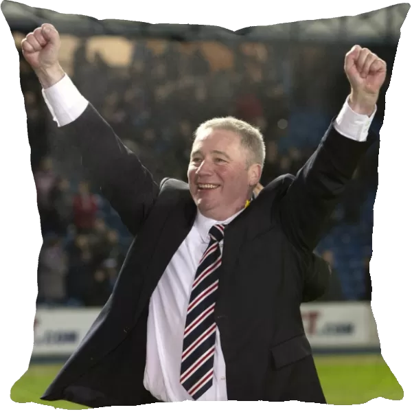 Ally McCoist's Title-Winning Moment: Rangers FC Triumphs in Scottish League One at Ibrox Stadium (2003 Scottish Cup)