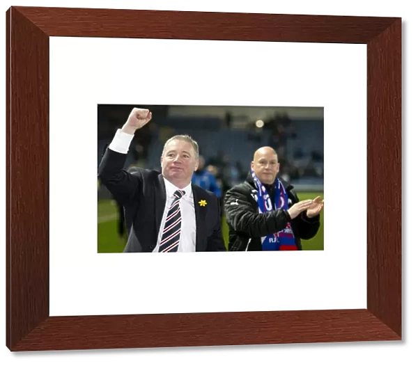 Rangers FC: McCoist and McDowall Celebrate Scottish League One Title at Ibrox (2003)